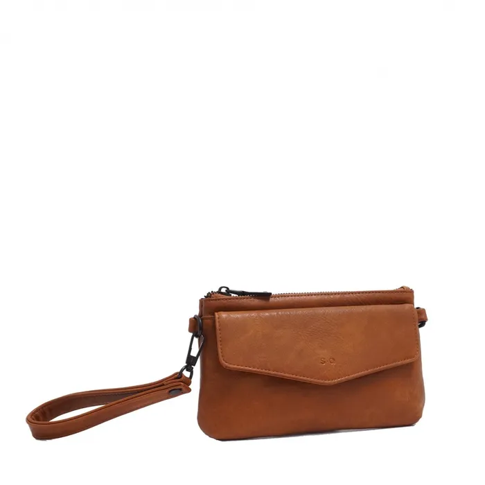 Earrings SQ Teylie Clutch Camel