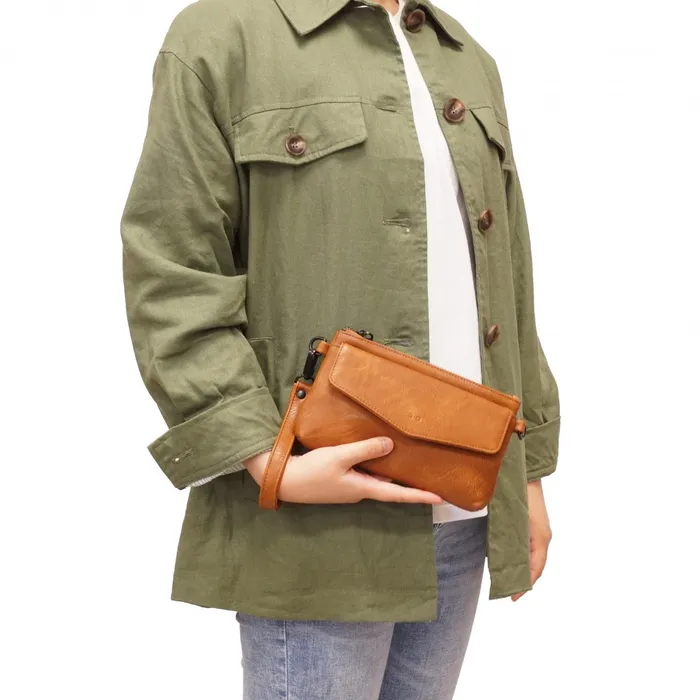 Earrings SQ Teylie Clutch Camel