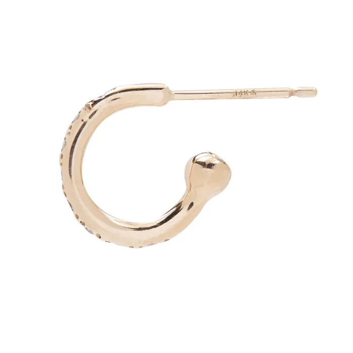 Earrings Scosha Diamond Mini Hoop