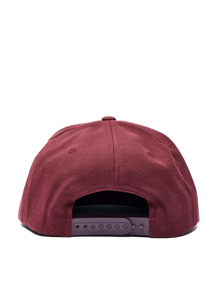 Earrings WE ARE ALL SMITH Sacrifices Made Burgundy Embroidered Hat