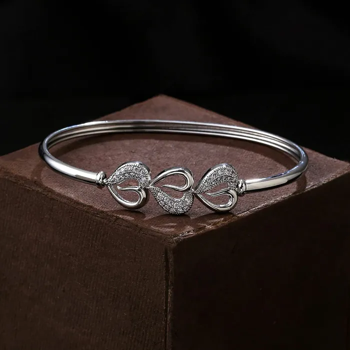 Earrings Yellow Chimes Bracelet for Women and Girls Crystal Bracelets for Girls Silver Plated Heart Designed Crystal Bracelet Birthday Gift For girls and women Anniversary Gift for Wife Yellow Chimes