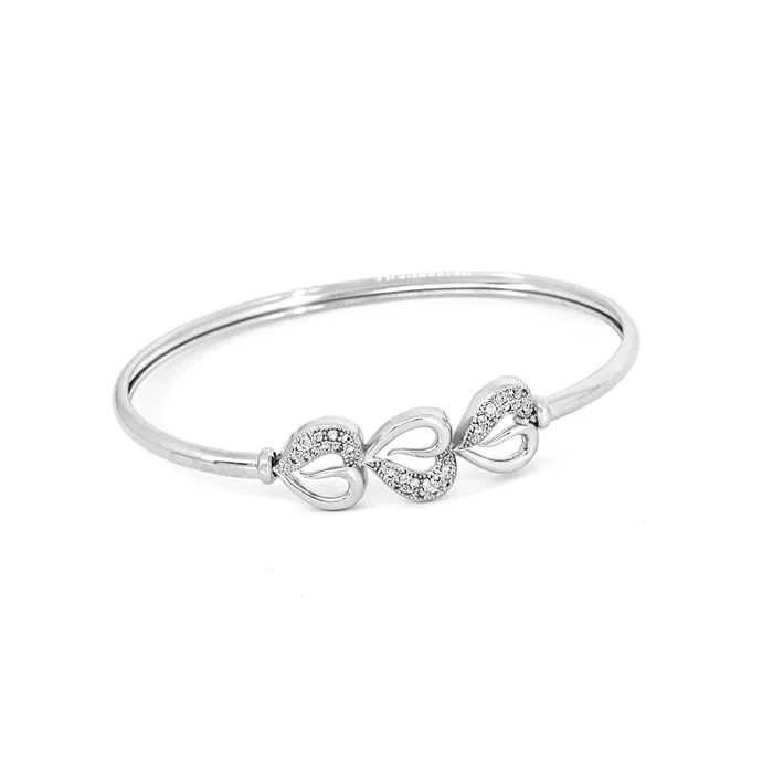 Earrings Yellow Chimes Bracelet for Women and Girls Crystal Bracelets for Girls Silver Plated Heart Designed Crystal Bracelet Birthday Gift For girls and women Anniversary Gift for Wife Yellow Chimes