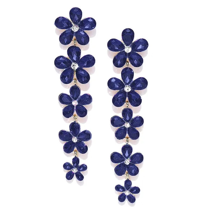 Earrings Yellow Chimes Danglers Earrings for Women Blue Crystal Dangler Earrings Classic Floral Design Long Dangler Earrings for Women and Girls Yellow Chimes Earrings Yellow Chimes Danglers Earrings for Women Blue Crystal Dangler Earrings Classic Floral Design Long Dangler Earrings for Women and Girls Yellow Chimes