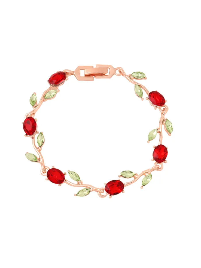 Earrings Yellow Chimes Exclusive Latest Rose Chain Swiss Zircons Designer Bracelet for Women and Girls Yellow Chimes Earrings Yellow Chimes Exclusive Latest Rose Chain Swiss Zircons Designer Bracelet for Women and Girls Yellow Chimes