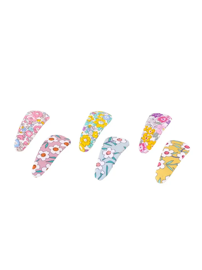 Earrings Yellow Chimes Melbees by Yellow Chimes Hair Clips for Girls Kids Hair Clip Hair Accessories for Girls Babys Multicolor Snap Hair Clips for Kids Tic Tac Clips Hairclips for Baby Teens Toddlers Design 3