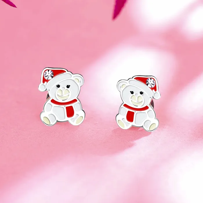 Earrings Yellow Chimes Raajsi by Yellow Chimes 925 Sterling Silver Stud Earring for Girls Kids Melbees Kids Collection Birthday Gift for Girls Kids With Certificate of Authenticity 6 Month Warranty