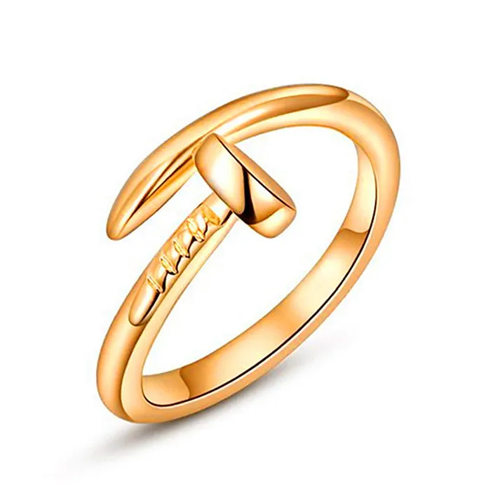 Earrings Yellow Chimes Western Style Nail Screw Design Gold Plated Stylish Rings for Women and Girls Yellow Chimes Earrings Yellow Chimes Western Style Nail Screw Design Gold Plated Stylish Rings for Women and Girls Yellow Chimes