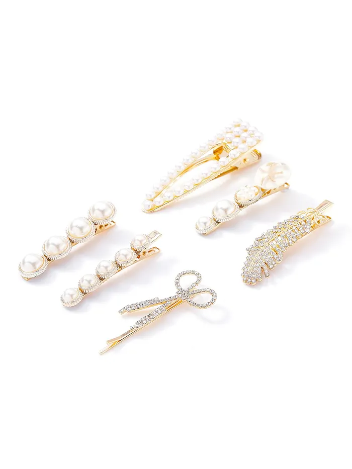 Earrings Yellow Chimes Yellow Chimes 6 PCs Hair Clips for Women Crystal Fancy Hairpins Hair Accessories for Women Girls Gold Medium YCHACLWM039MC Earrings Yellow Chimes Yellow Chimes 6 PCs Hair Clips for Women Crystal Fancy Hairpins Hair Accessories for Women Girls Gold Medium YCHACLWM039MC