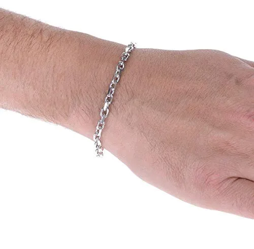 Earrings Yellow Chimes Yellow Chimes 925 Sterling Silver Hallmark and Certified Purity Silver Chain Bracelet for Men and Boys Earrings Yellow Chimes Yellow Chimes 925 Sterling Silver Hallmark and Certified Purity Silver Chain Bracelet for Men and Boys