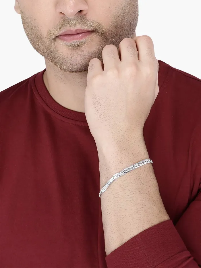 Earrings Yellow Chimes Yellow Chimes 925 Sterling Silver Hallmark and Certified Purity Silver Chain Bracelet for Men and Boys Earrings Yellow Chimes Yellow Chimes 925 Sterling Silver Hallmark and Certified Purity Silver Chain Bracelet for Men and Boys