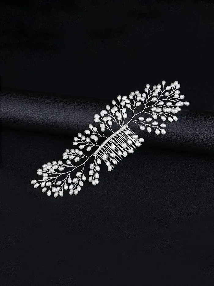Earrings Yellow Chimes Yellow Chimes Bridal Comb Pin for Women Hair Vines Wedding Comb Pin Hair ClipSide PinJooda Pin Hair Accessories for Women and Girls