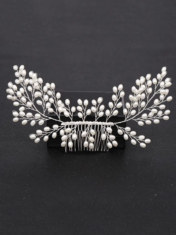 Earrings Yellow Chimes Yellow Chimes Bridal Comb Pin for Women Hair Vines Wedding Comb Pin Hair ClipSide PinJooda Pin Hair Accessories for Women and Girls
