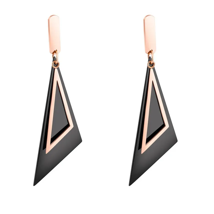 Earrings Yellow Chimes Yellow Chimes Western Style Stainless Steel Never Fading Designer Earrings for Women Girls Rose Gold Earrings Yellow Chimes Yellow Chimes Western Style Stainless Steel Never Fading Designer Earrings for Women Girls Rose Gold
