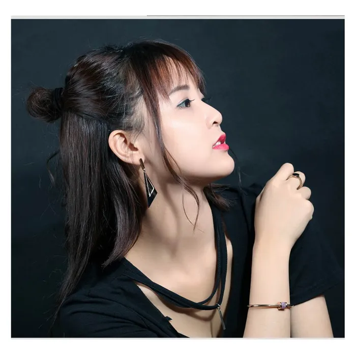Earrings Yellow Chimes Yellow Chimes Western Style Stainless Steel Never Fading Designer Earrings for Women Girls Rose Gold