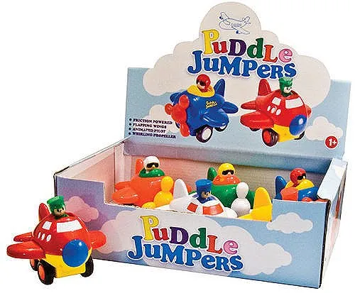 Earrings Zibbers Puddle Jumpers Friction Airplanes Assorted
