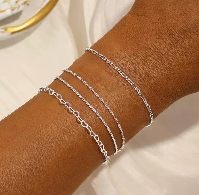 Elegant Quartet Bracelet Set Get Signatured Bracelets