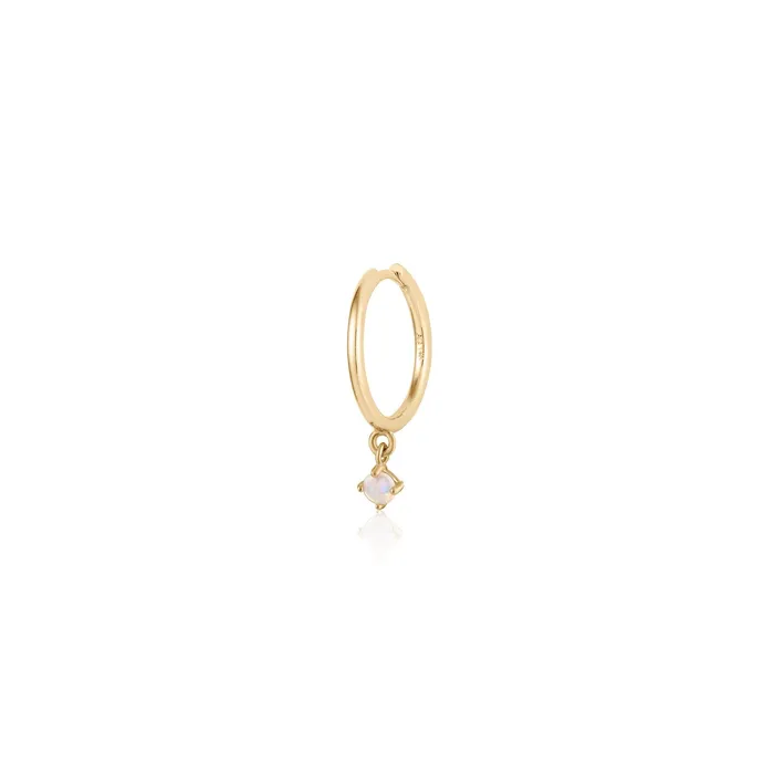 EZRA Single Opal Hoop AURELIE GI Earrings