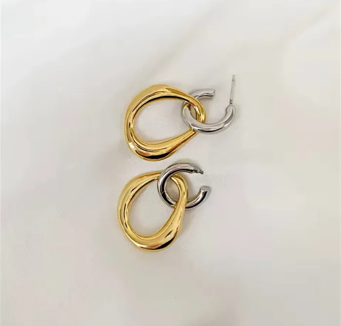 Get Signatured Rings Luxe DualTone Hoops