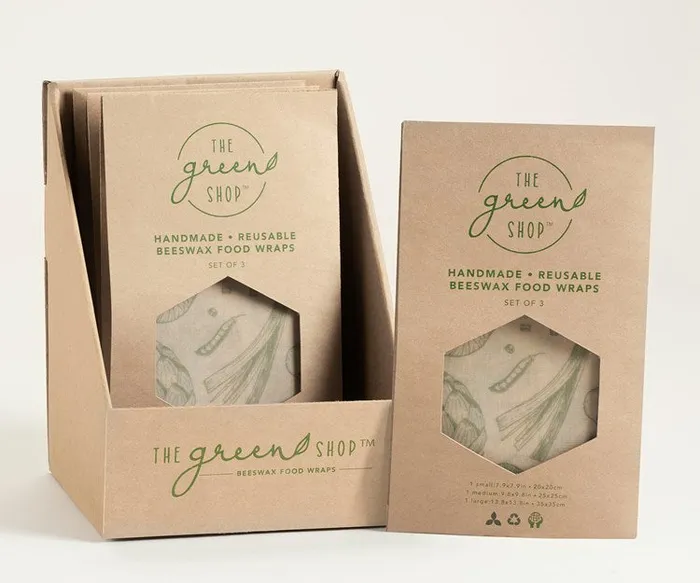 GiftCraft Beeswax Food Wraps Set of 3 Earrings