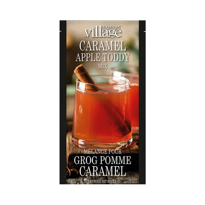 Gourmet du Village Earrings Mini Caramel Apple Toddy Drink Pouch