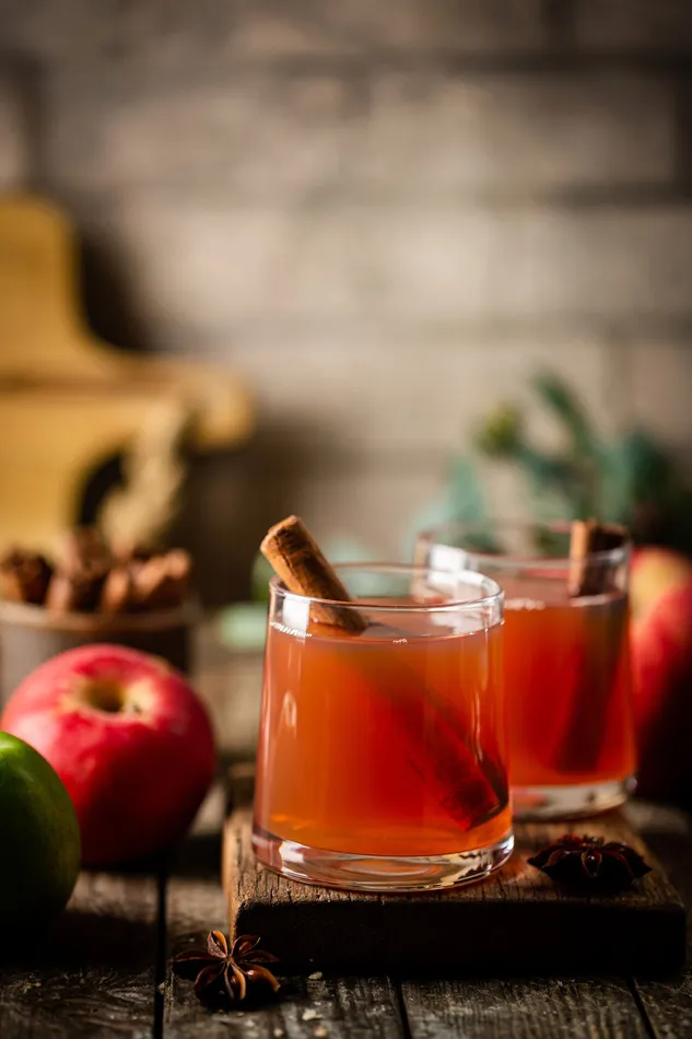 Gourmet du Village Earrings Mini Caramel Apple Toddy Drink Pouch