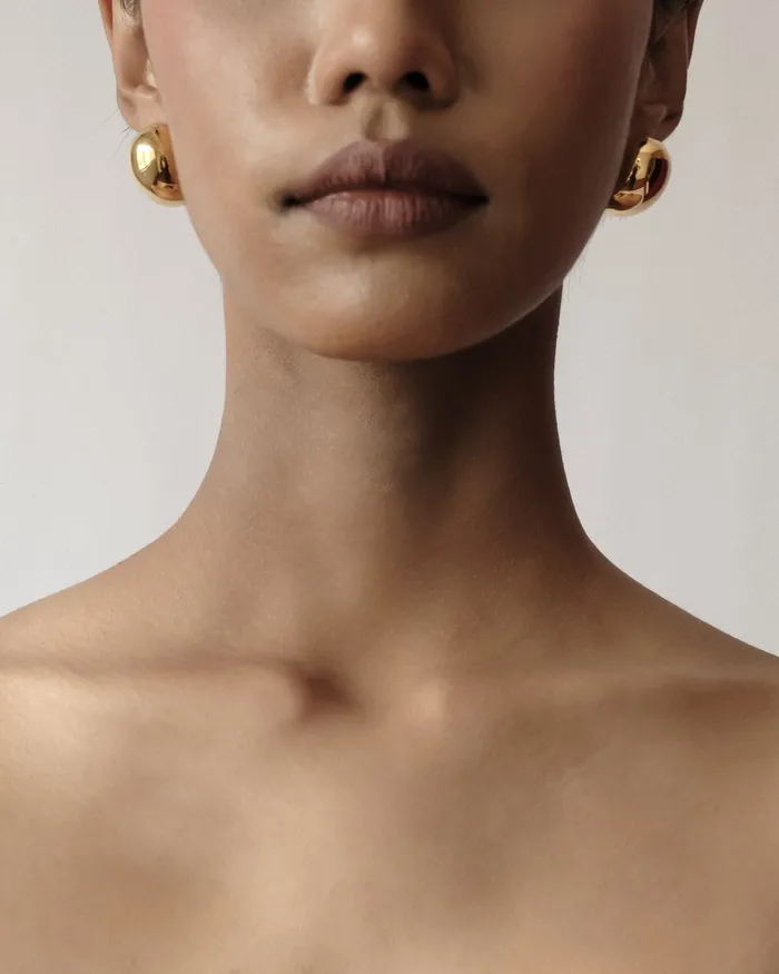 Greta Bold Dome Stud Earrings MYJN Earrings