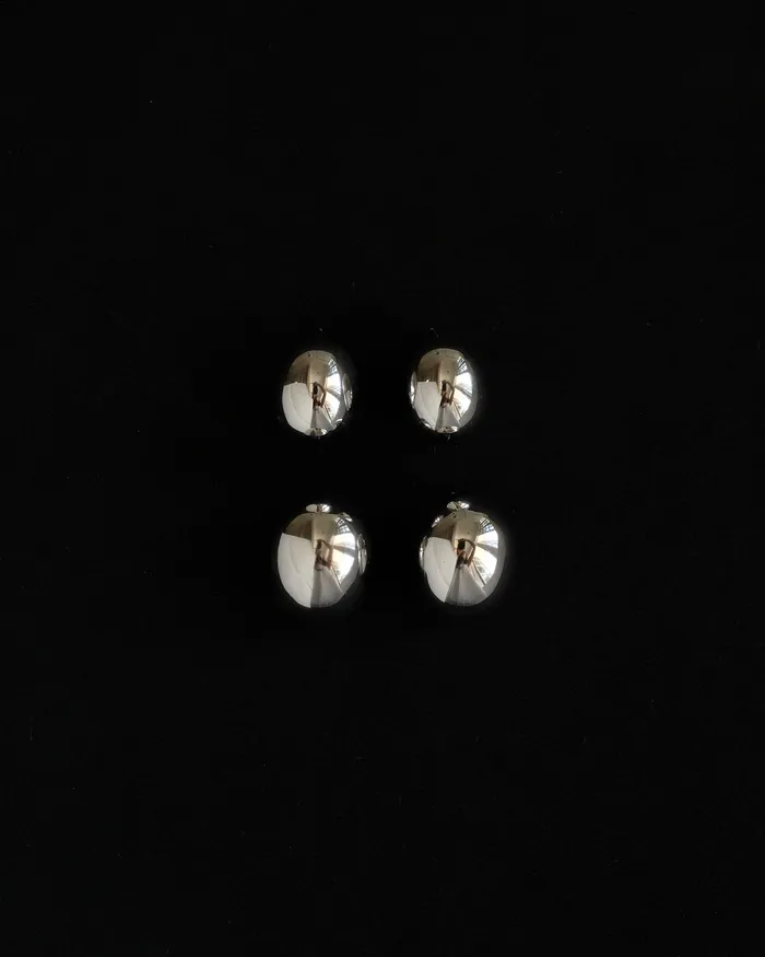 Greta Bold Dome Stud Earrings MYJN Earrings