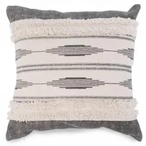 Grey Natural Aztec Cushion Attitudes Import Earrings
