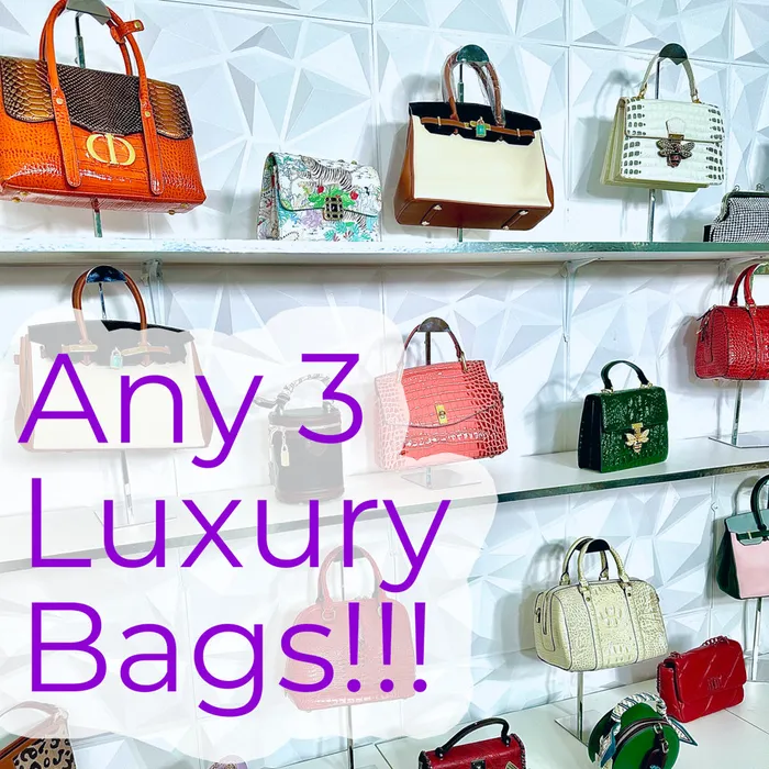 Handbags 3 Lavish Handbags and 3 Free HBLAV3FOR3 Rings