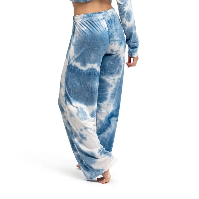 Hello Mello Earrings Tie Dye PJ Lounge Pants