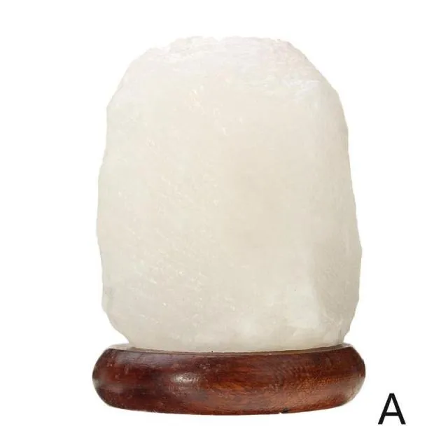 Himalayan Crystal Rock Salt Lamp with LED metamorphidi Necklaces