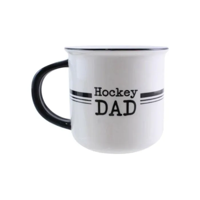 Hockey Dad Mug Splash Earrings