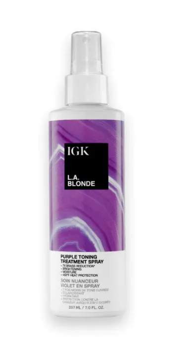 IGK Hair Earrings IGK LA Blonde Purple Toning Treatment Spray