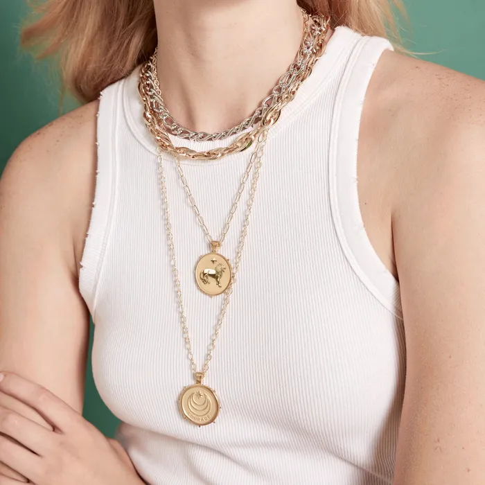 Jane Win Necklaces COURAGE JW Original Pendant Coin