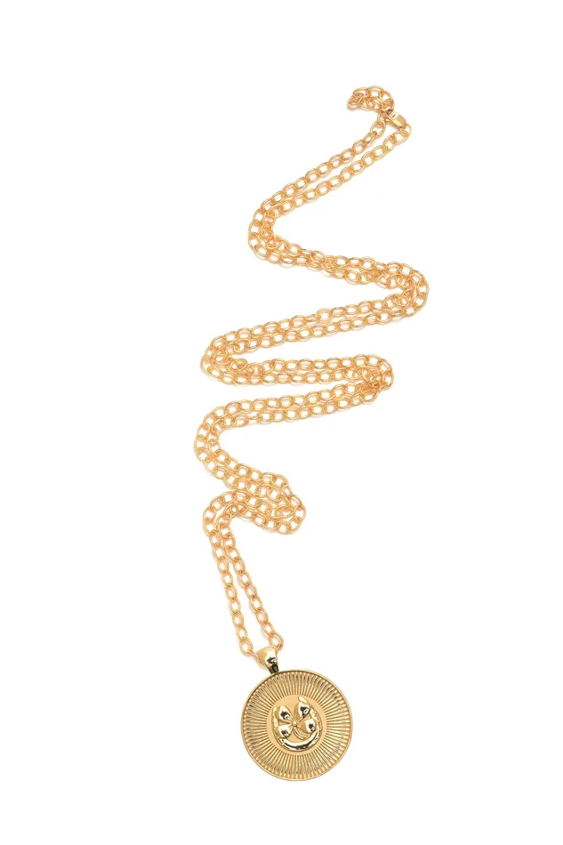 Jane Win Necklaces Lucky Coin Pendant
