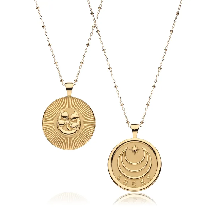 Jane Win Necklaces Lucky Coin Pendant