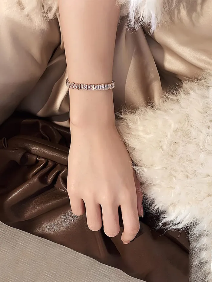 Kairangi Bracelet for Women and Girls Rose Gold Plated Adjustable Chain Bracelet for Girls Birthday Gift For girls and women Anniversary Gift for Wife Kairangi Earrings