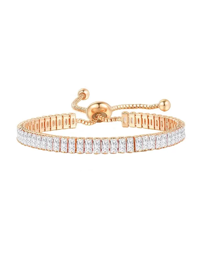 Kairangi Bracelet for Women and Girls Rose Gold Plated Adjustable Chain Bracelet for Girls Birthday Gift For girls and women Anniversary Gift for Wife Kairangi Earrings