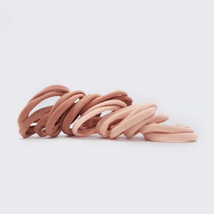 KITSCH Earrings Elastische recycelte Haarbnder 20er Pack blush KITSCH