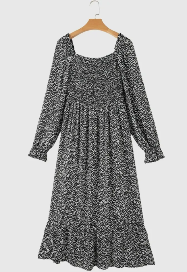 Lalaloo Rings Fall Floral Maxi Dress