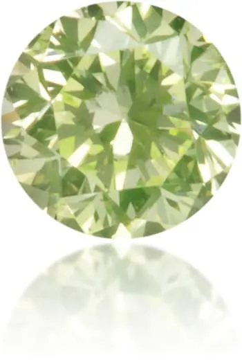 Langerman Diamonds Earrings Natural Green Diamond Round 010 ct Polished