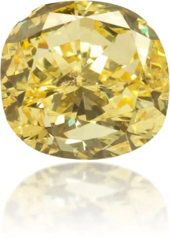 Langerman Diamonds Earrings Natural Yellow Diamond Cushion 105 ct Polished Langerman Diamonds Earrings Natural Yellow Diamond Cushion 105 ct Polished