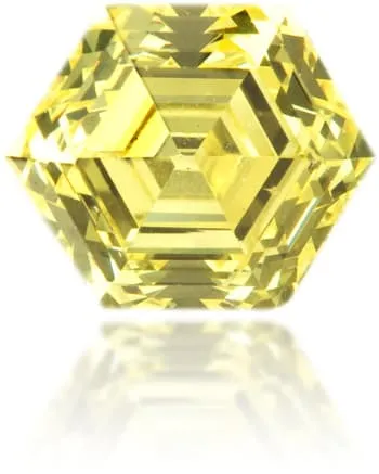 Langerman Diamonds Earrings Natural Yellow Diamond Hexagon 101 ct Polished Langerman Diamonds Earrings Natural Yellow Diamond Hexagon 101 ct Polished