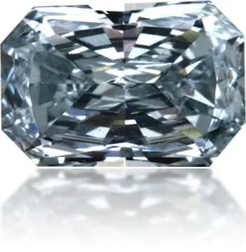 Langerman Diamonds Natural Blue Diamond Rectangle 033 ct Polished Earrings Langerman Diamonds Natural Blue Diamond Rectangle 033 ct Polished Earrings