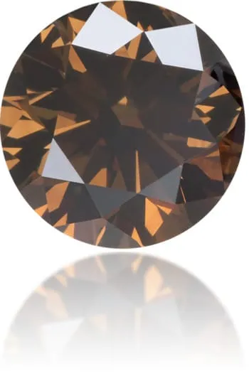 Langerman Diamonds Natural Brown Diamond Round 081 ct Polished Earrings