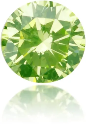 Langerman Diamonds Natural Green Diamond Round 010 ct Polished Earrings