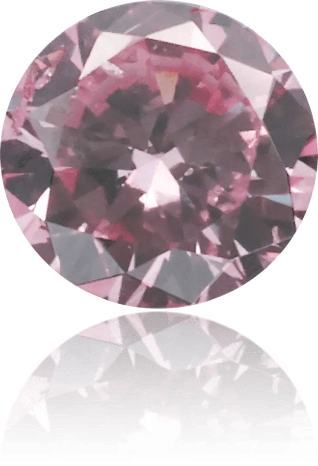 Langerman Diamonds Natural Pink Diamond Round 021 ct Polished Earrings