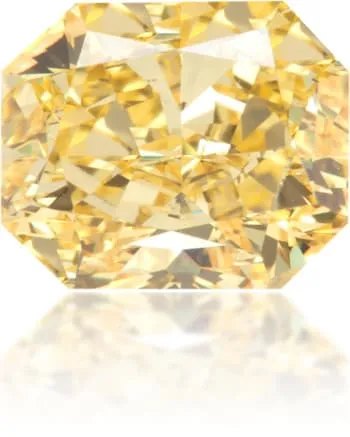 Langerman Diamonds Natural Yellow Diamond Rectangle 101 ct Polished Earrings
