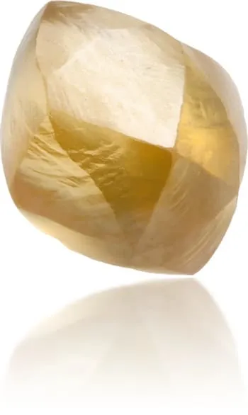 Langerman Diamonds Natural Yellow Diamond Rough 100 ct Rough Earrings