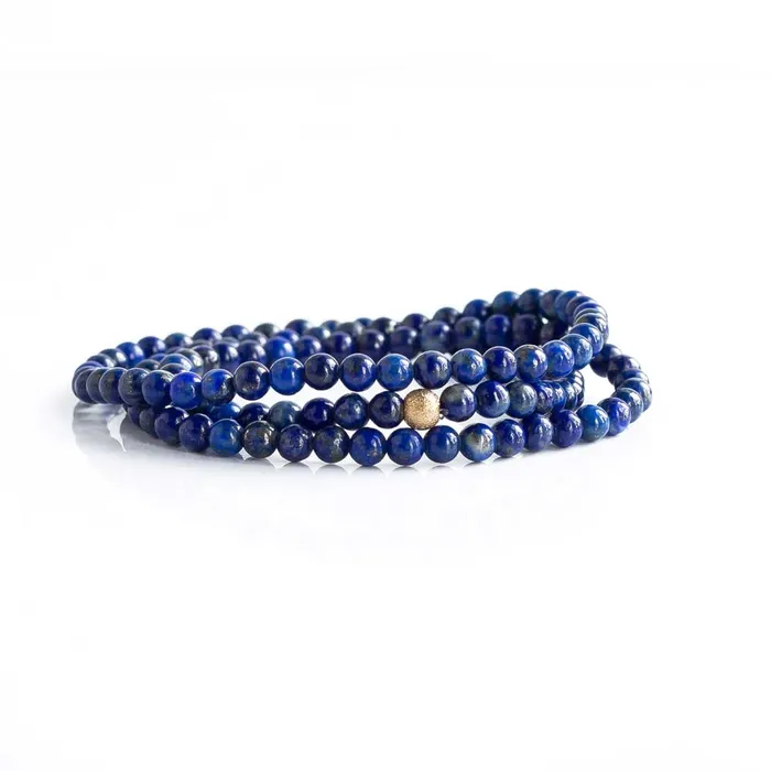 Lenny Eva Earrings Triple Wrap Armband Lapiszaluli 4mm Lenny Eva